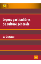 Leçons particulières de culture générale