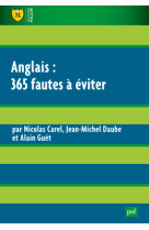 Anglais : 365 fautes à éviter