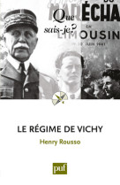 Le regime de vichy (2ed) qsj 1720