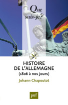 Histoire de l'allemagne (1806 a nos jours) qsj 4020