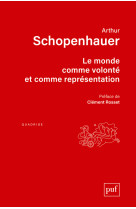 Le monde comme volonté et comme représentation