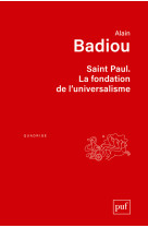 Saint paul. la fondation de l'universalisme