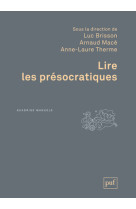 Lire les présocratiques