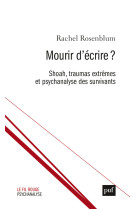 Mourir d'écrire ?