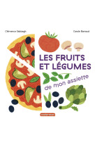 Mes imagiers tout carrés - les fruits et légumes de mon assiette