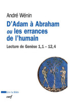 D'adam a abraham ou les errances de l'humain