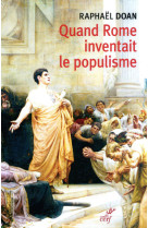 Quand rome inventait le populisme