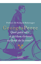 Quel petit vélo à guidon chromé au fond de la cour ?