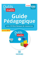 Outils pour les maths ce2 (2019) - banque de ressources du fichier sur cd-rom avec guide pédagogique papier