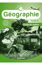 Géographie ce2, cm1, cm2 - guide du maître - collection odysséo