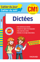 Dictées cm1 - cahier du jour cahier du soir