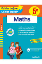 Cahier du jour/cahier du soir - maths 5e