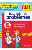 Cahier du jour/cahier du soir - résolution de problèmes cm1