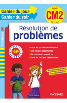 Cahier du jour/cahier du soir - résolution de problèmes cm2