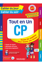 Cahier du jour/cahier du soir - tout en un cp