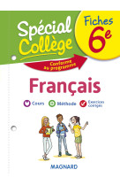 Spécial collège fiches français 6e