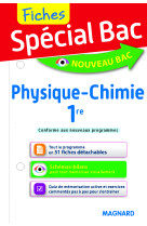 Spécial bac fiches physique-chimie 1re