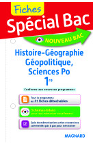 Spécial bac fiches histoire-géo, géopolitique, sciences po 1re