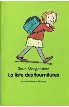 La liste des fournitures