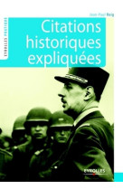 Citations historiques expliquées