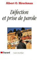 Défection et prise de parole