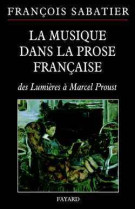 La musique dans la prose française