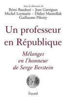 Un professeur en république