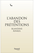 L'abandon des prétentions