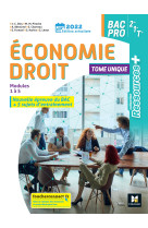 Ressources plus - economie-droit 2de 1re tle bac pro - ed. 2022 - livre élève