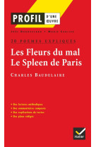 Profil - baudelaire : les fleurs du mal, le spleen de paris : 20 poèmes expliqués