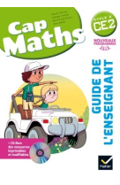 Cap maths ce2 éd. 2016 - guide de l'enseignant + cd rom