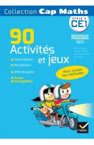 Cap maths ce1 éd. 2016 - 90 activités et jeux consolidation, remédiation et différenciation