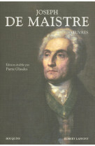 Joseph de maistre - oeuvres