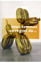 Nous sommes au regret de... - pavillons poche