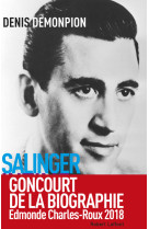 Salinger intime - goncourt de la biographie 2018