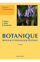 Botanique. biologie et physiologie végétales