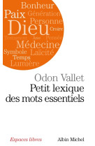 Petit lexique des mots essentiels