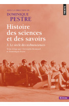 Histoire des sciences et des savoirs, tome 3