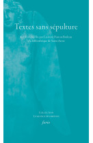 Textes sans sépulture