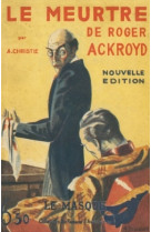 Le meurtre de roger ackroyd - fac-similé prestige