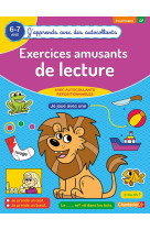 Exercices amusants de lecture (6-7 a.) - (j'apprends avec des autocollants)