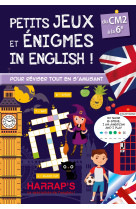 Petits jeux et énigmes in english, spécial cm-6e