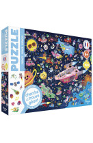 Puzzle cherche et trouve - dans l'espace